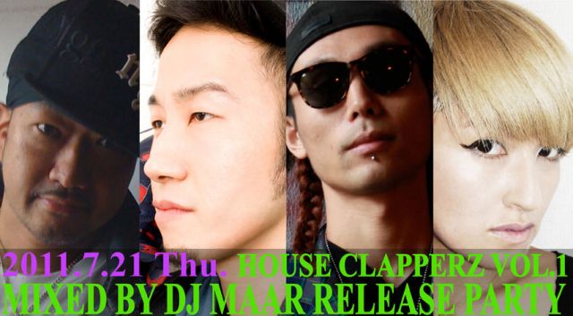 HOUSE CLAPPERZ VOL.1 MIXED BY DJ MAAR RELEASE PARTY
