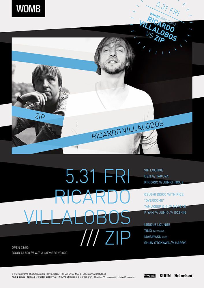 WOMB presents RICARDO VILLALOBOS vs ZIP