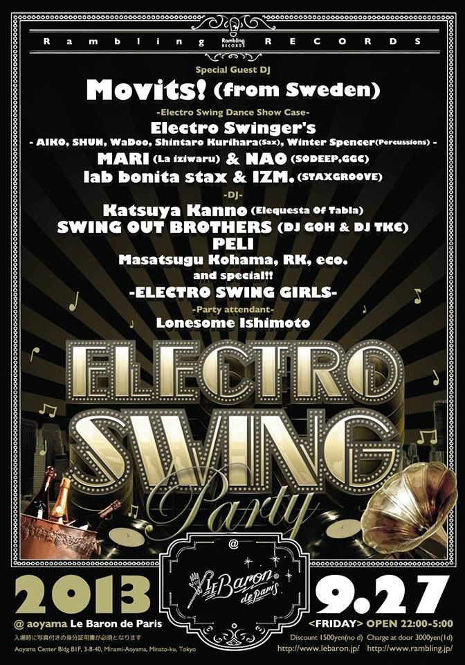 ELECTRO SWING PARTY & Movits! Japan Tour Pre Party