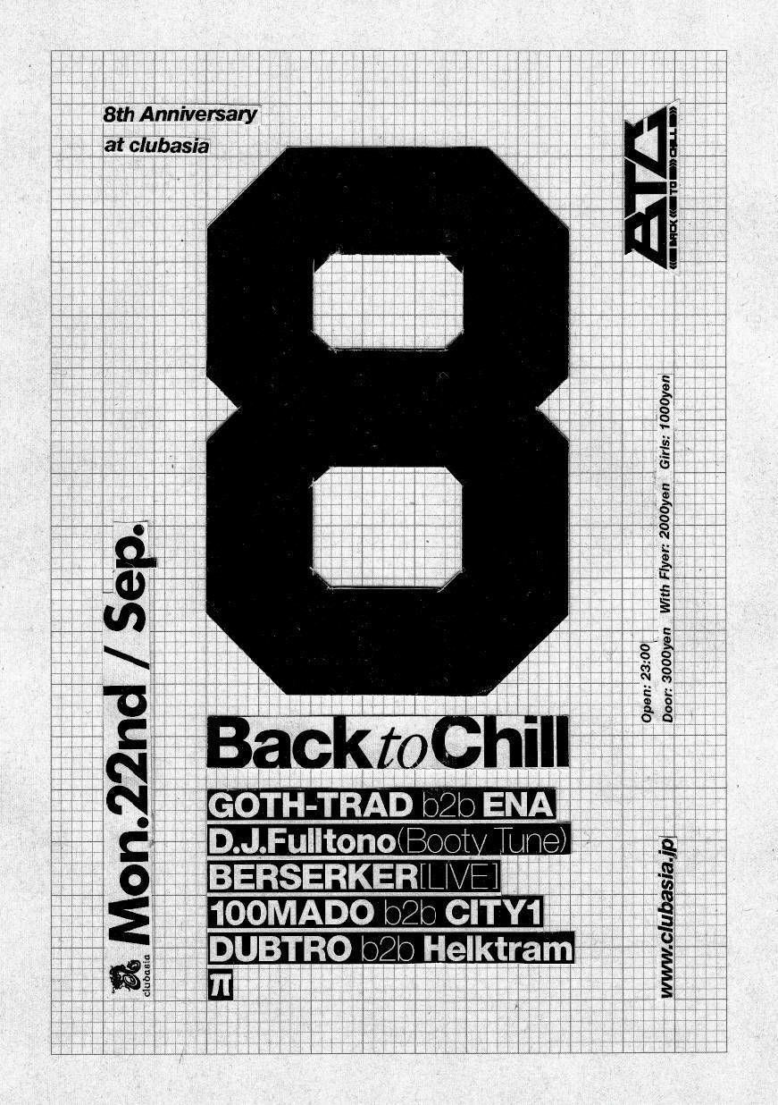 Back To Chill -8th Anniversary-