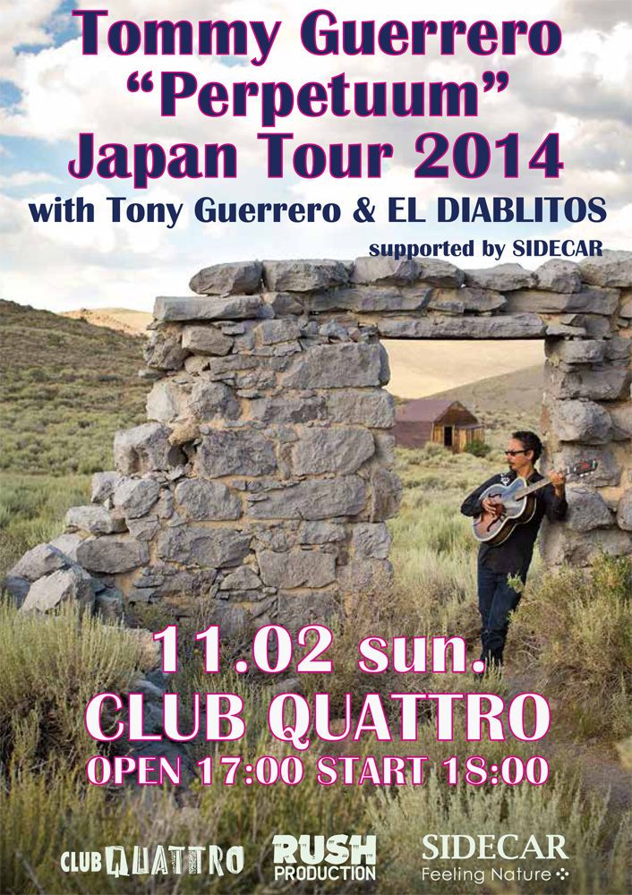 Tommy Guerrero “Perpetuum”  Japan Tour 2014