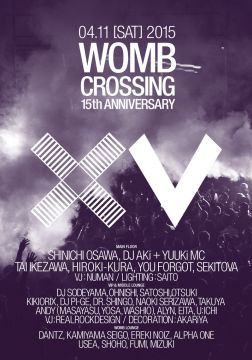 WOMB 15th ANNIVERSARY "WOMB CROSSING"