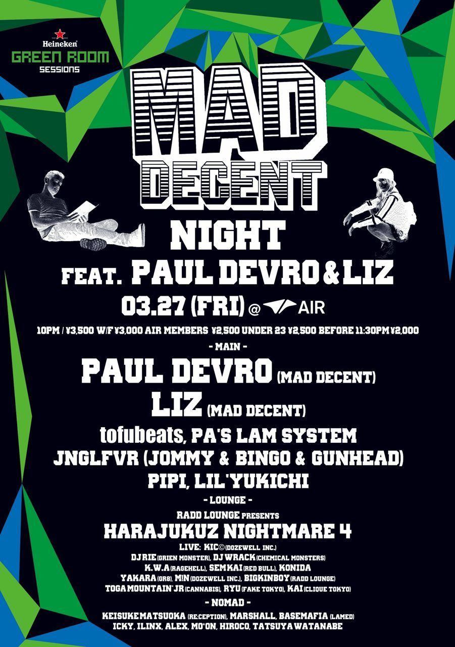 MAD DECENT NIGHT  feat. Paul Devro & LIZ