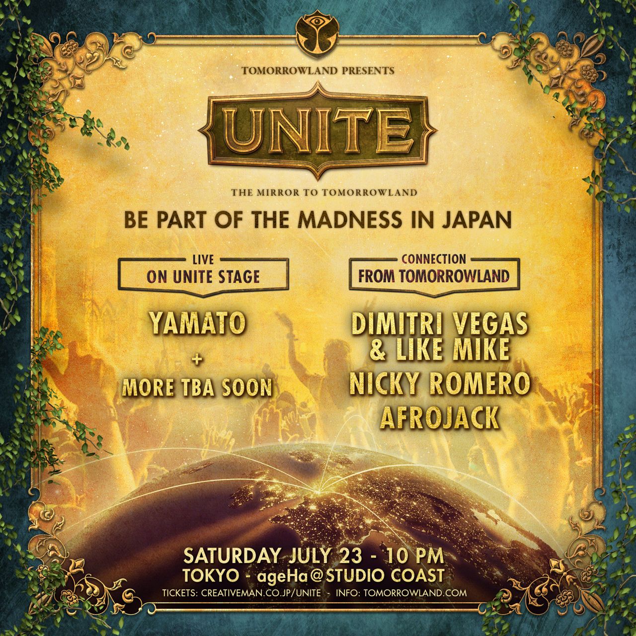 TOMORROWLAND PRESENTS UNITE -THE MIRROR TO TOMORROWLAND-