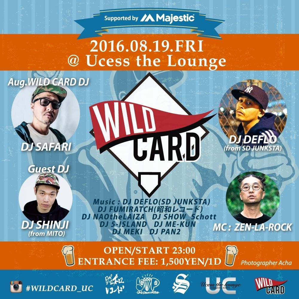 WILD CARD Supported by Majestic Japan