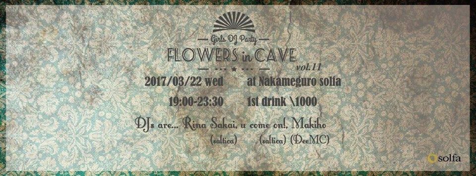 Girls DJ Party "flowers in cave"-vol.11-