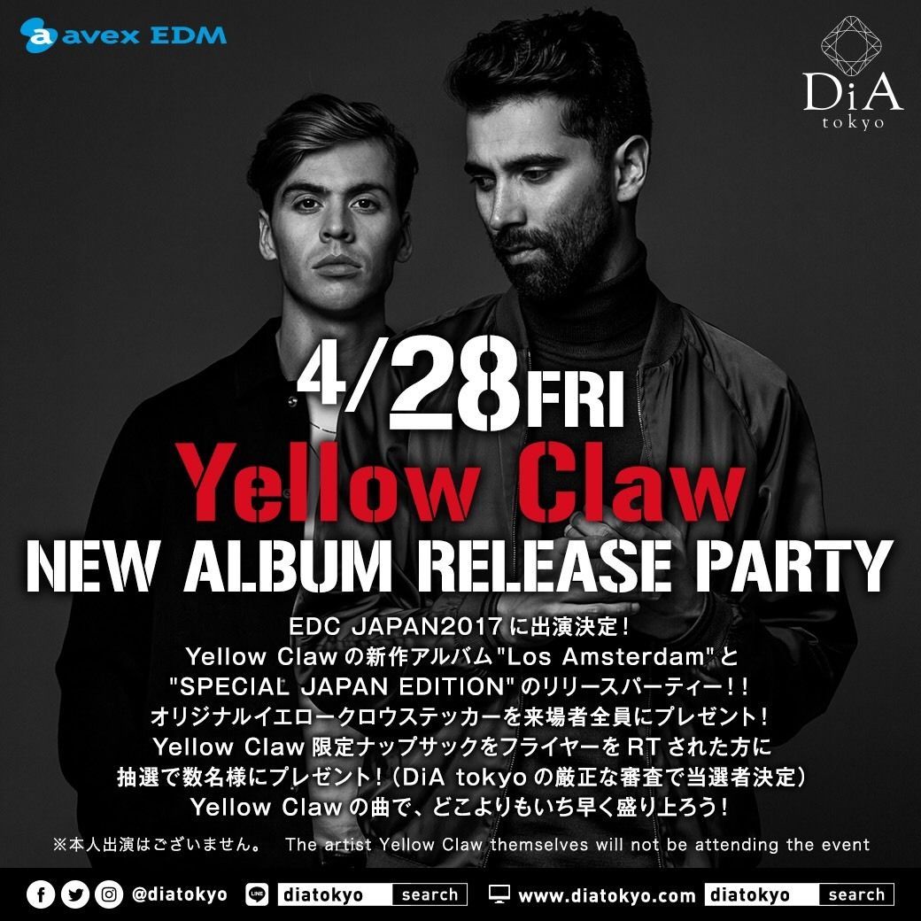 SQUAD feat. Yellow Claw @ DiA tokyo [Roppongi]
