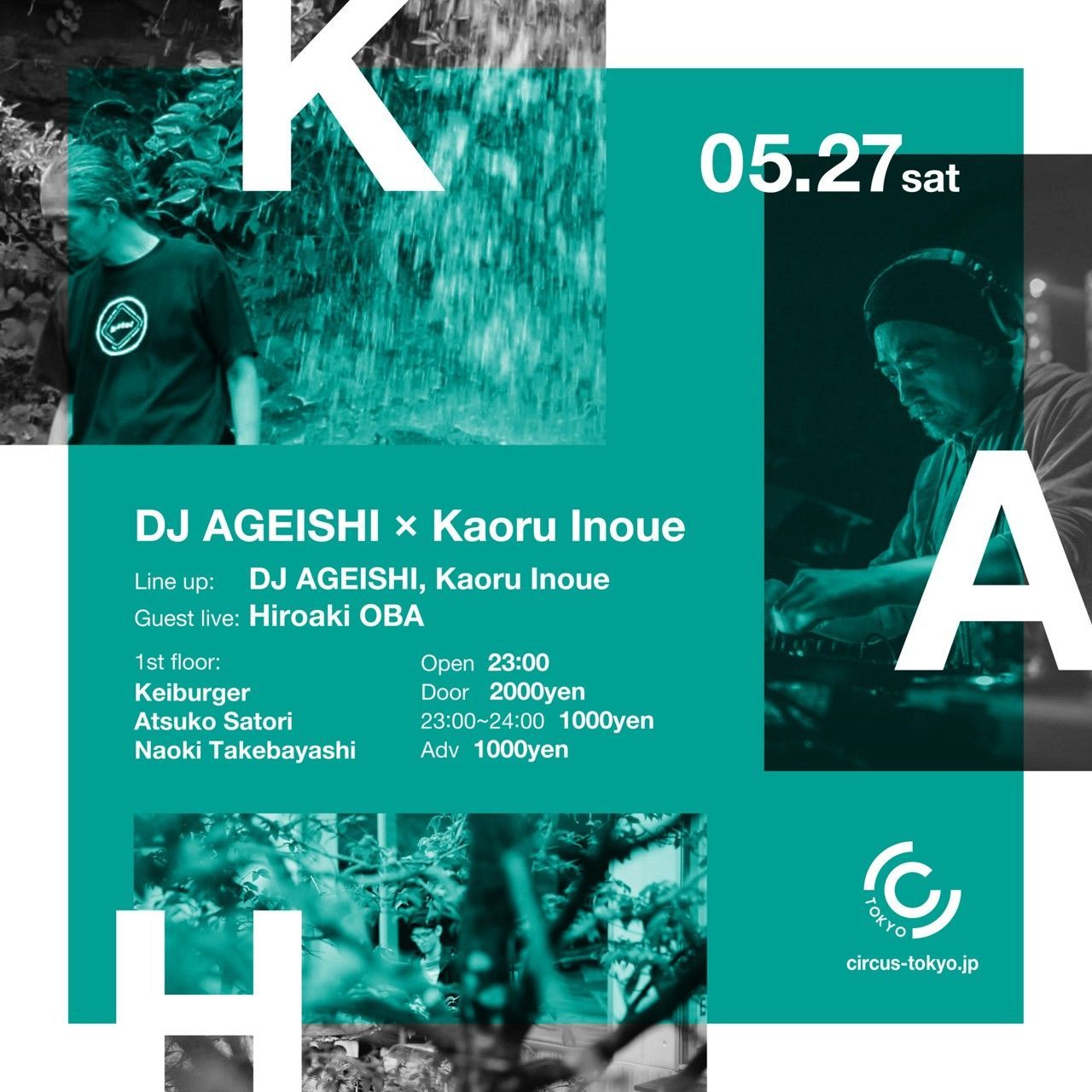 DJ AGEISHI×Kaoru Inoue