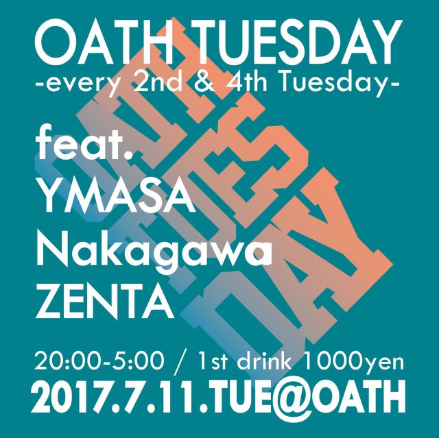 OATH TUESDAY -every 2nd & 4th tuesday-