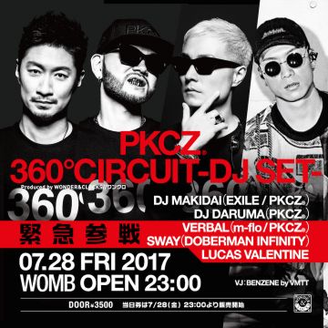 PKCZ® 360°CIRCUIT -DJ SET-  Produced by WONDER&CLOCKS//ワンクロ