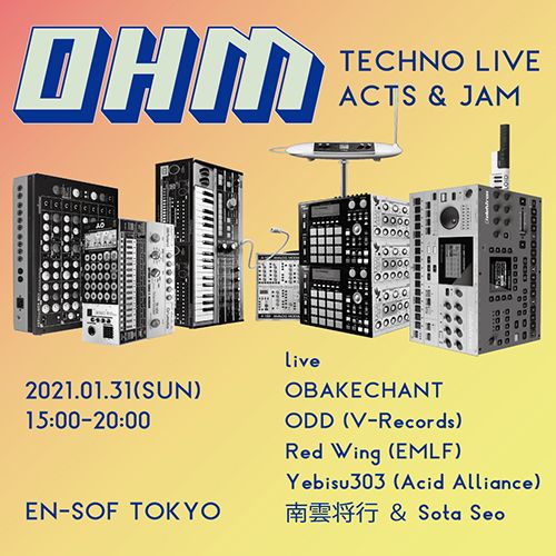 OHM - techno house live acts and Jam