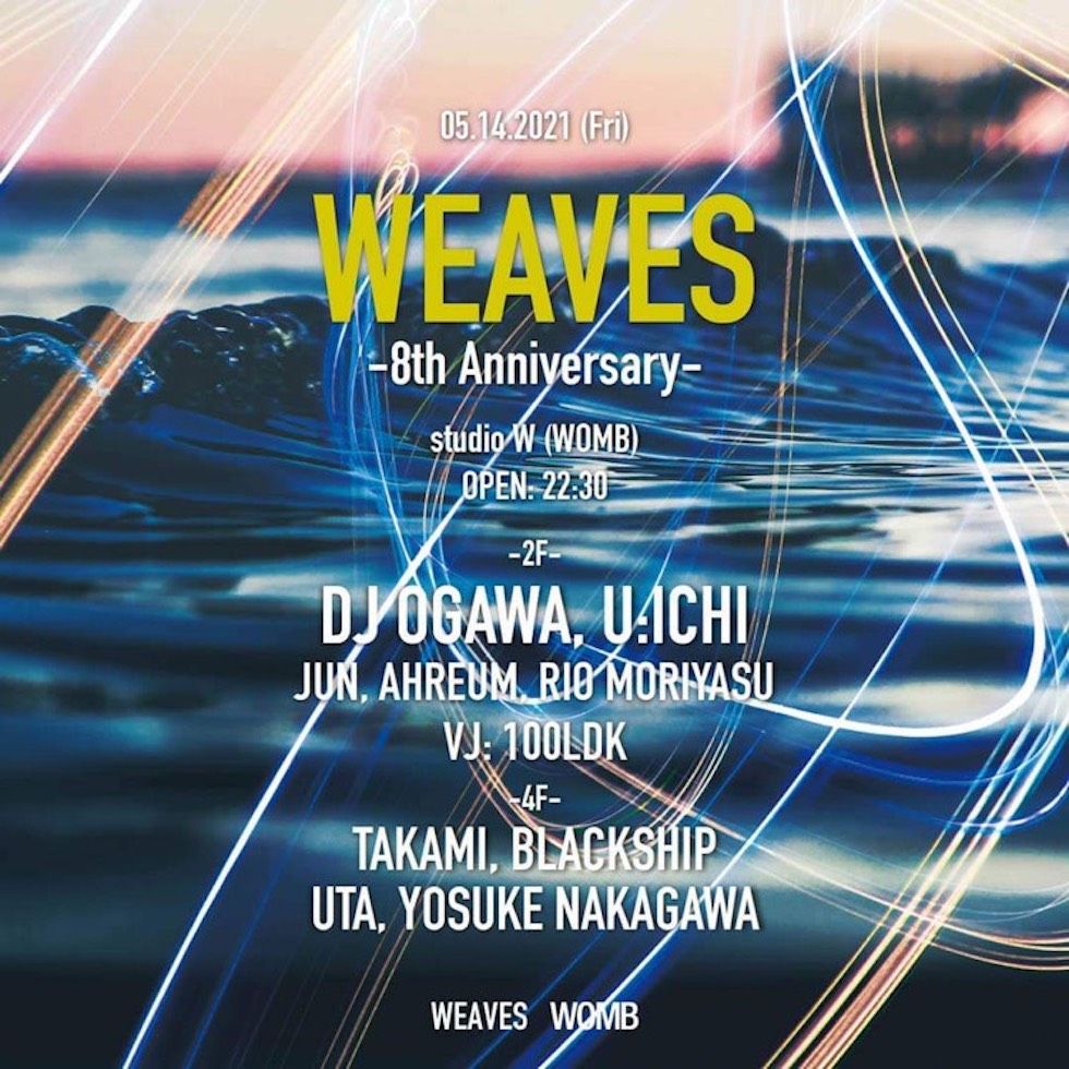  Events 【POSTPONED／開催延期】studio W-WEAVES 8th Anniversary-