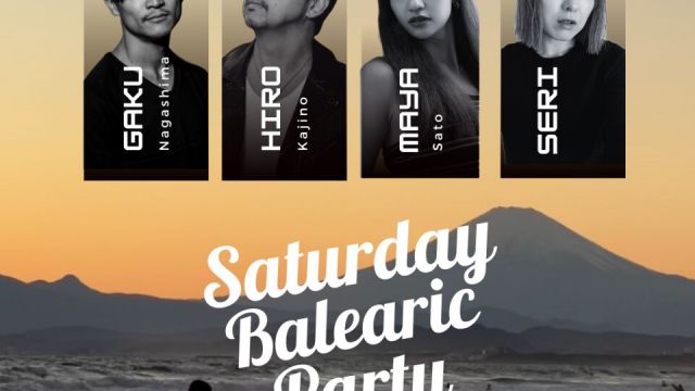 江の島で自然を感じる音楽祭『Saturday Balearic Party』