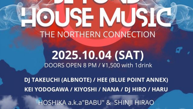 BEYOND the underground house music party