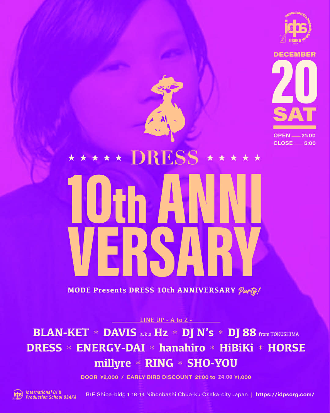 MODE Presents DRESS 10th ANNIVERSARY PARTY