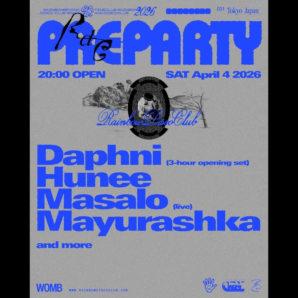 RAINBOW DISCO CLUB 2026 PRE-PARTY WITH DAPHNI, HUNEE AND MASALO (LIVE)