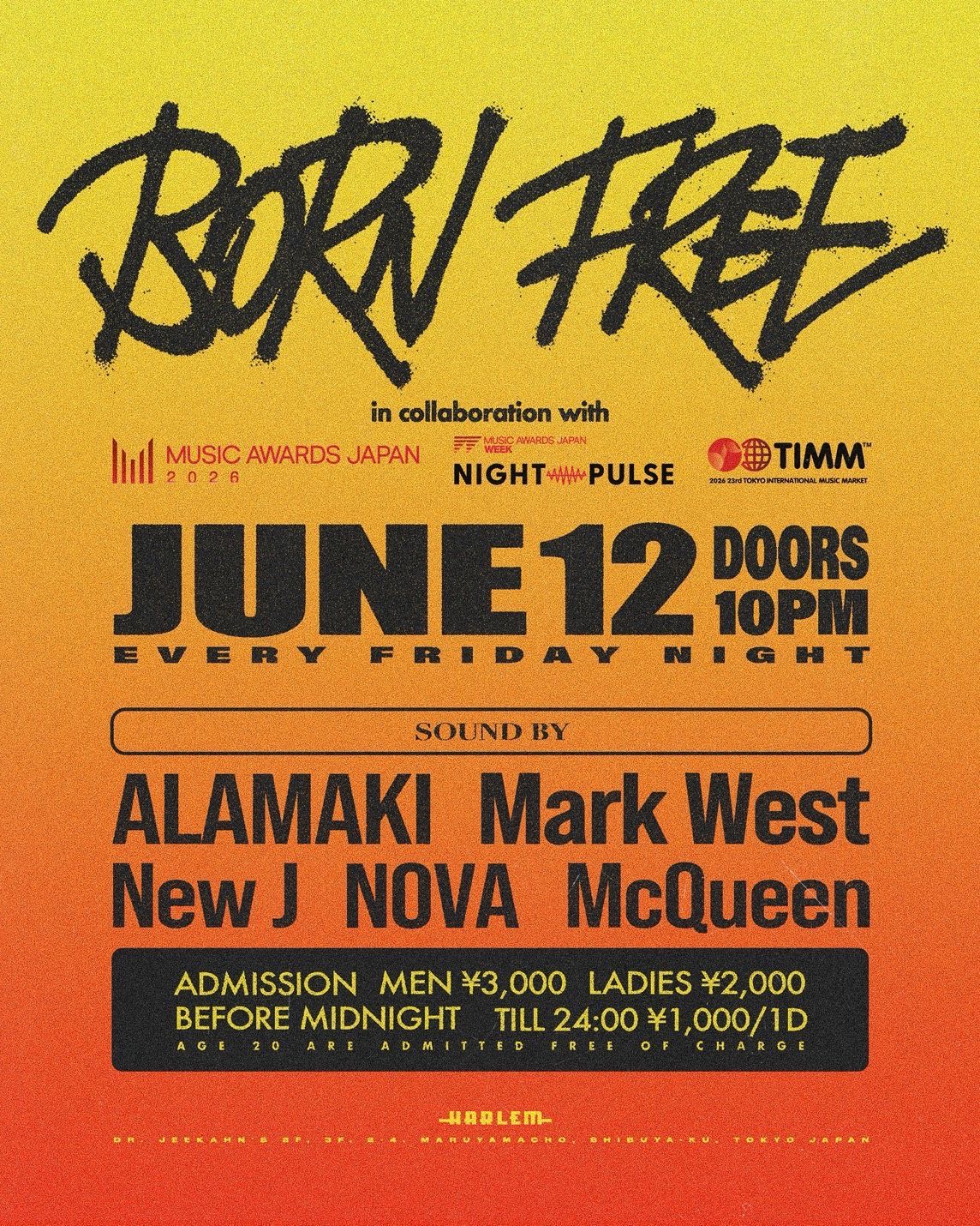 BORN FREE -in collaboration with MAJ NIGHT PULSE/ TIMM-