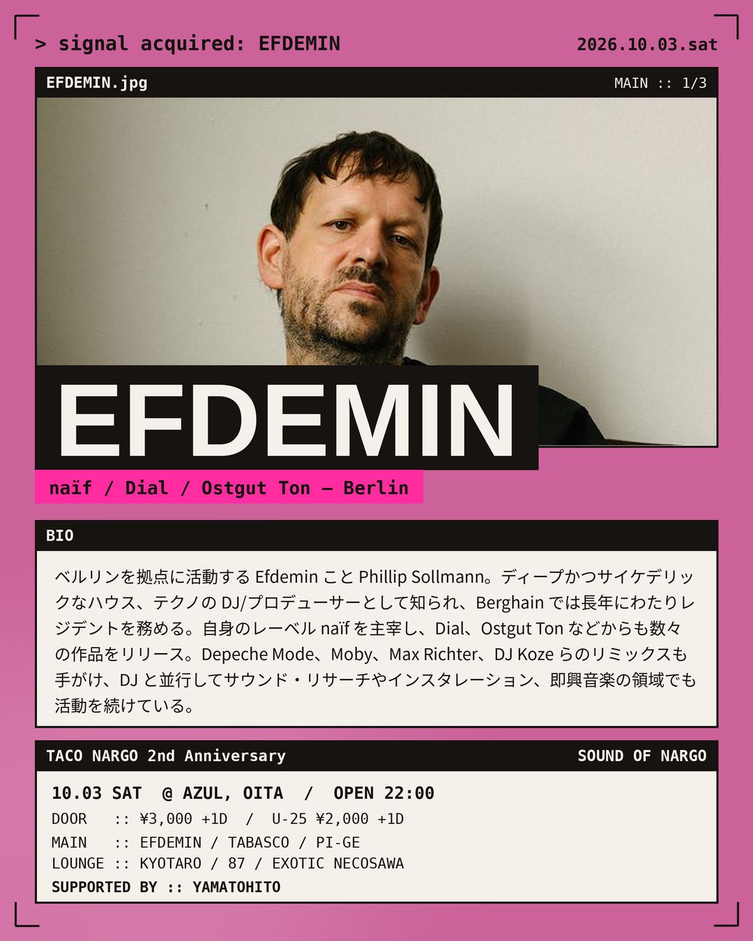 SOUND OF NARGO feat,EFDEMIN