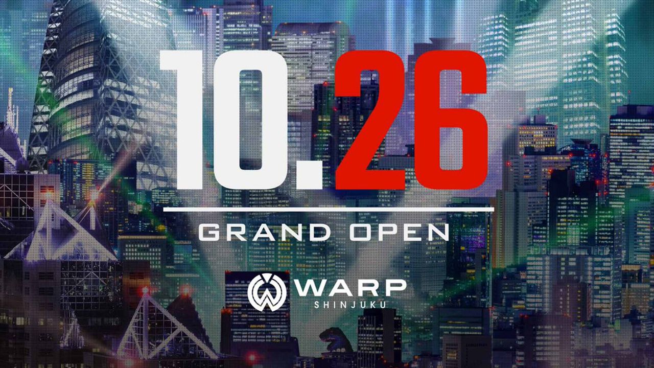 新宿・歌舞伎町にクラブ「WARP SHINJUKU」がオープン