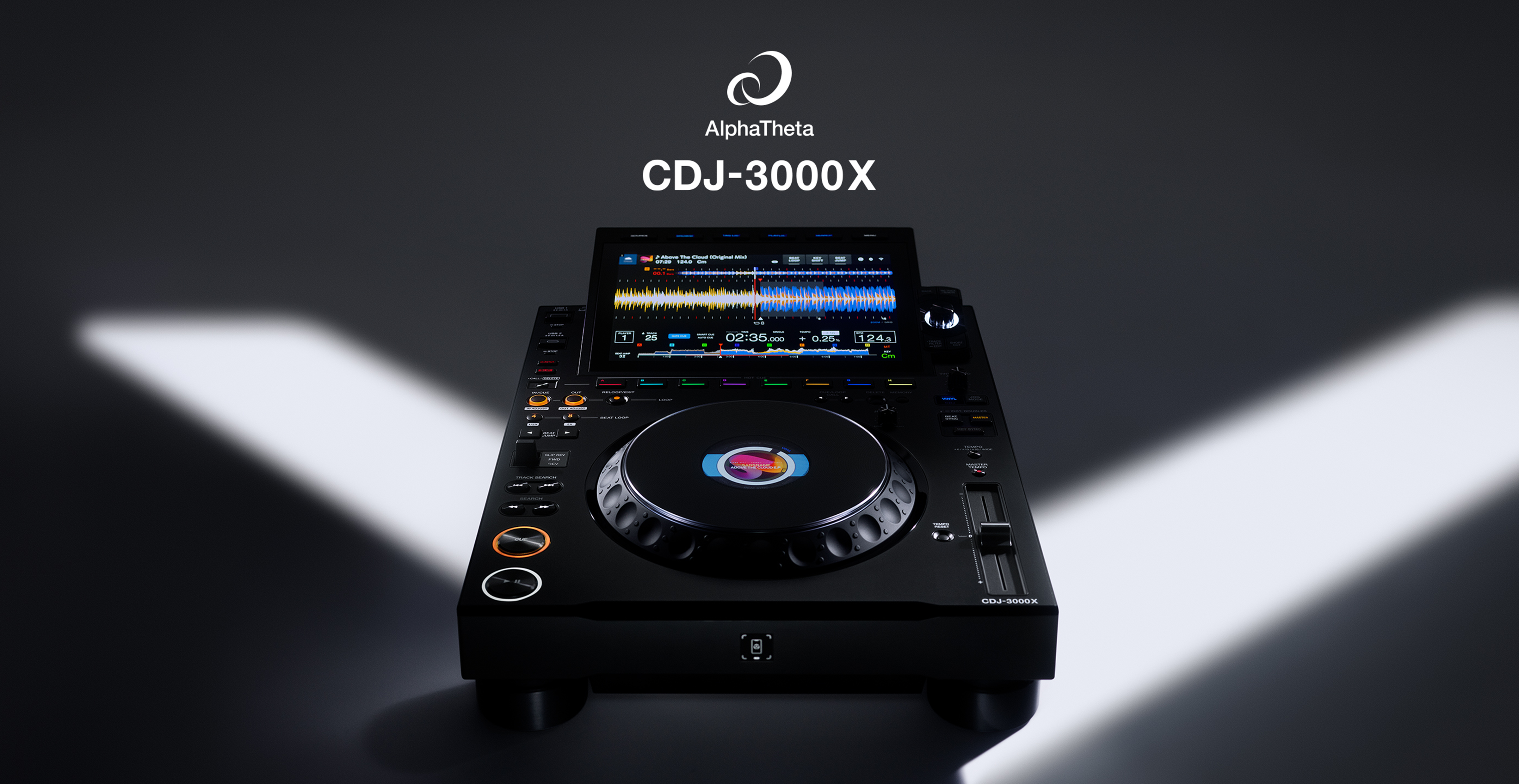 AlphaTheta CDJ-3000X | クラブスタンダードの最新モデル