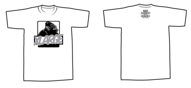 「XLARGE × 響 MUSIC FES 2011」コラボTシャツが登場