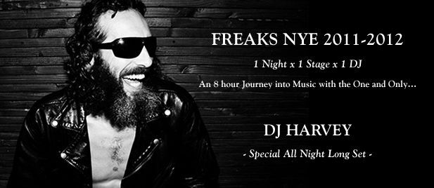 「FREAKS」がカウントダウンパーティーを開催!生ける伝説DJ HARVEYが登場