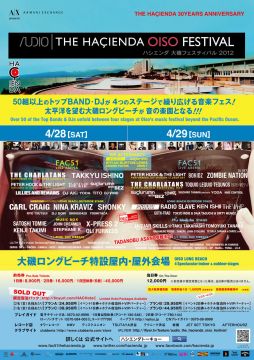 「THE HACIENDA OISO FESTIVAL」セカンドステージに「Realrockdesign」が決定&プールサイドステージのタイムテーブルが発表