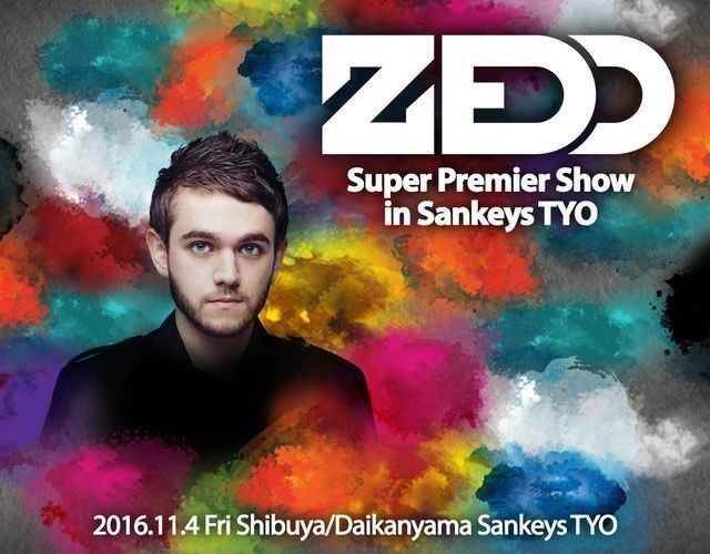 急遽決定! ZEDD一夜限りの来日公演