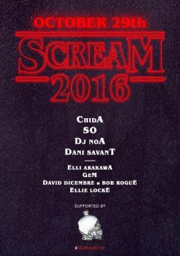ハロウィン注目パーティー#5 クラバーに愛され続け7年!「Scream! - Halloween Party 2016」