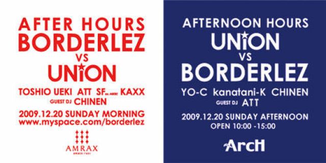 UNiON vol.33 feat. BORDERLEZ