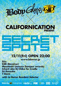 Body Glove x CALIFORNICATION present SECRET SPOTS
