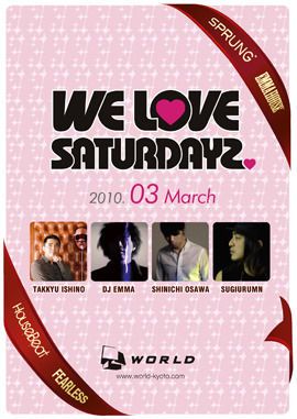 WE LOVE SATURDAYS FEARLESS