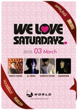 WE LOVE SATURDAYS FEARLESS