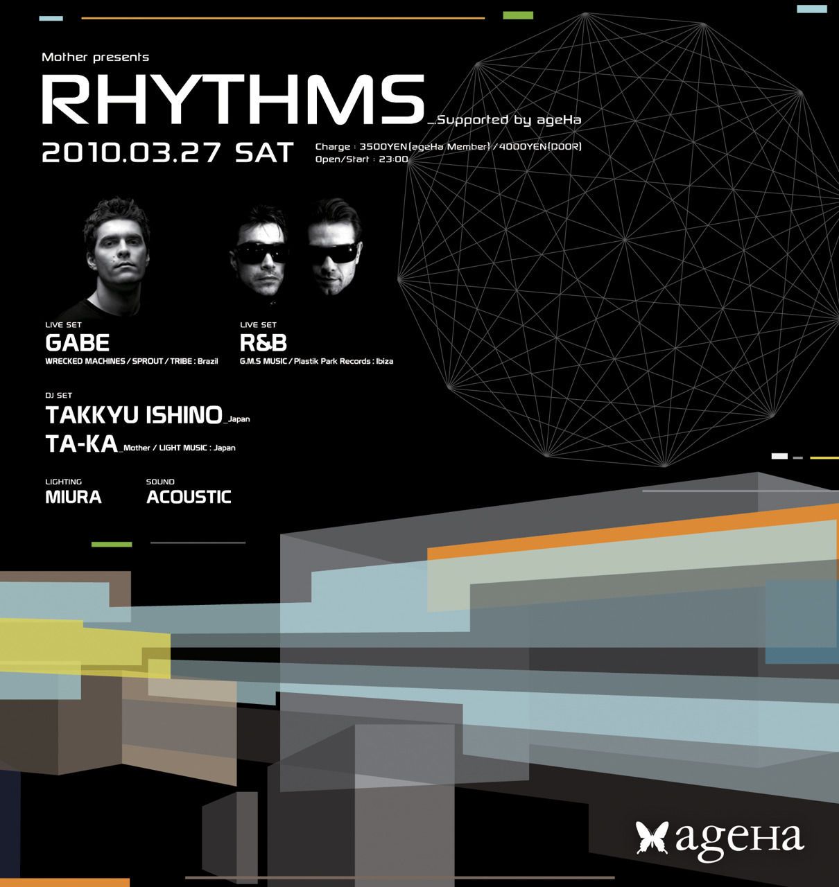 Mother presents「RHYTHMS」 supported by ageHa