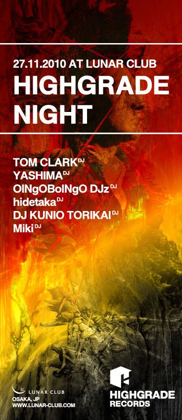 HIGHGRADE NIGHT feat.TOM CLARK JAPAN TOUR