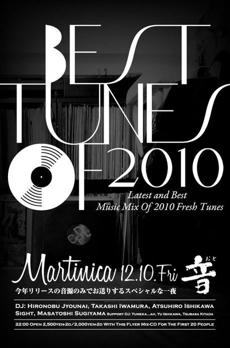 Martinica -Best Tunes of 2010 Special-