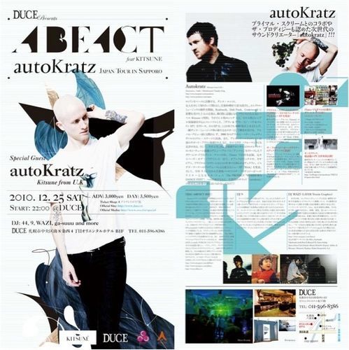 ABFACT feat Kitune autokratz japan tour in sapporo