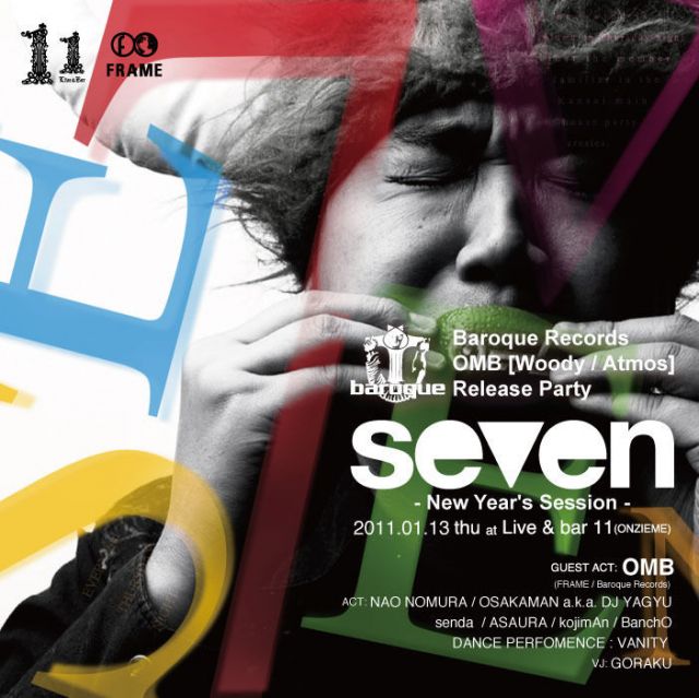seven -New Year's Session- Baroque Records OMB [Woody, Atmos] Release Party
