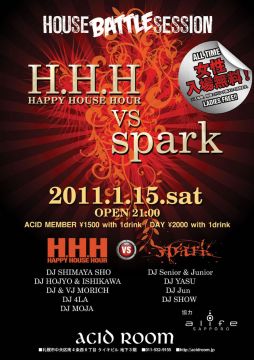 H.H.H vs spark -HOUSE BATTLE SESSION-