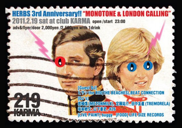 HERBS 3rd Anniversary!!“MONOTONE & LONDON CALLING”