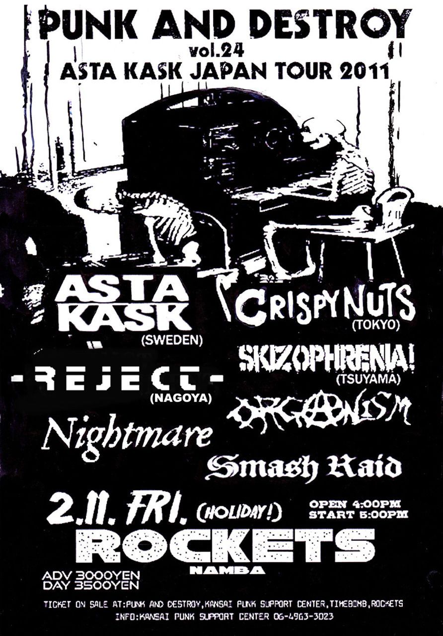 PUNK AND DESTROY vol.24/ASTA KASK JAPAN TOUR 2011