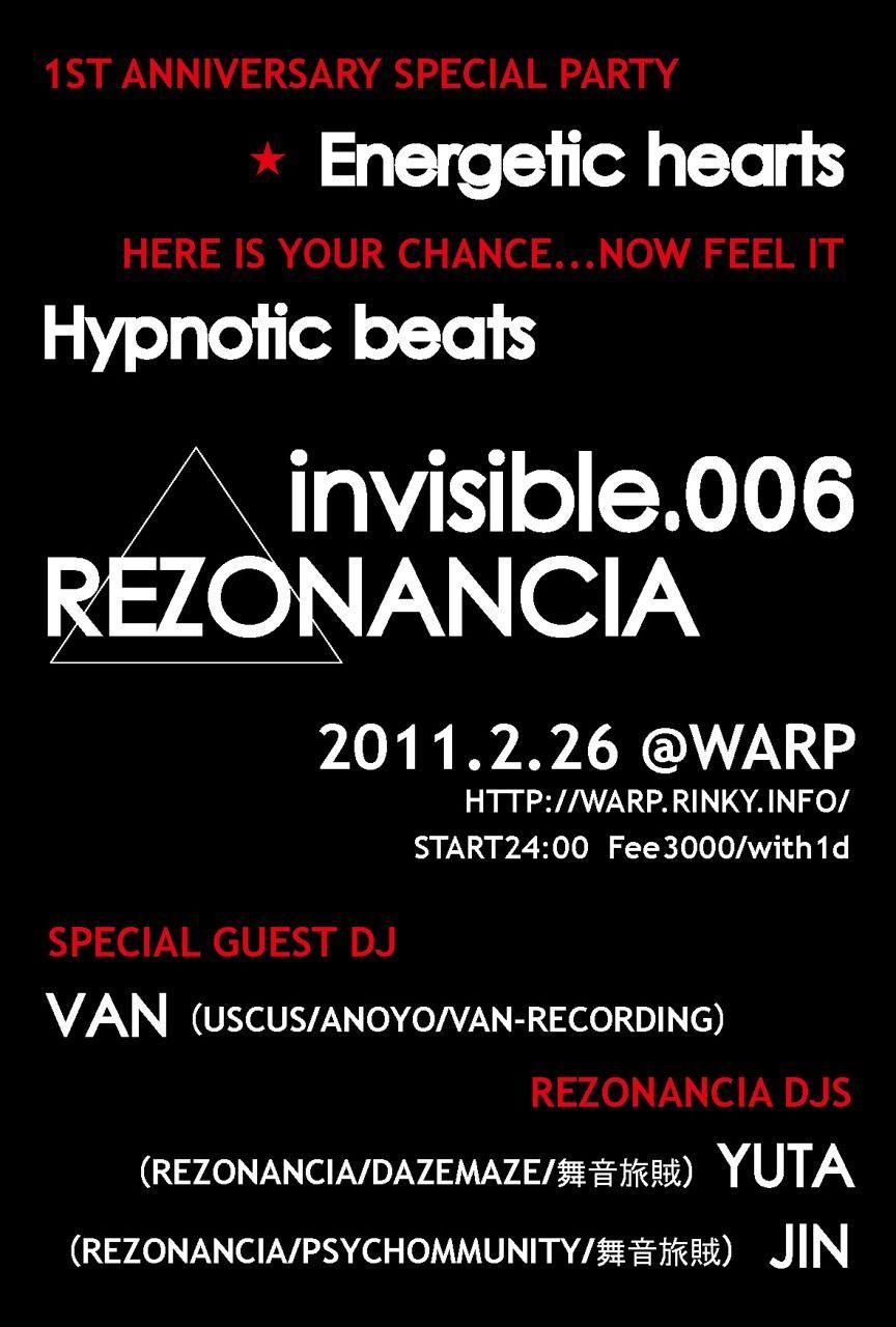REZONANCIA 1st anniversary special party 