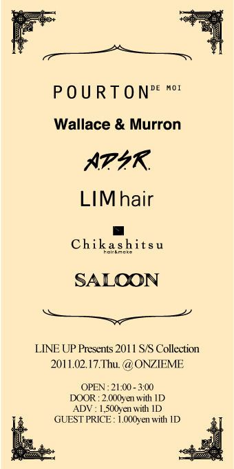 LINE UP Presents 2011 S/S Collection