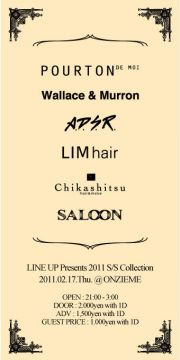 LINE UP Presents 2011 S/S Collection