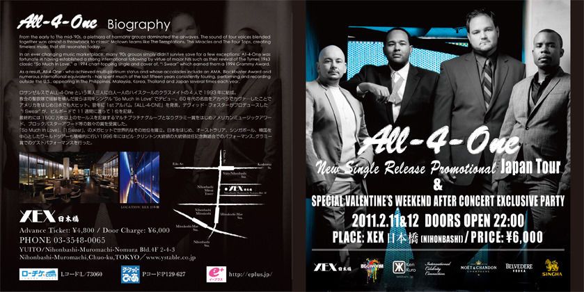 All-4-One New Single Release Promotional Japan Tour