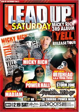 LEAD UP SATURDAY -MICKY RICH　3RD ALBUM 「YELL」RELEASE TOUR IN KASHIWA -