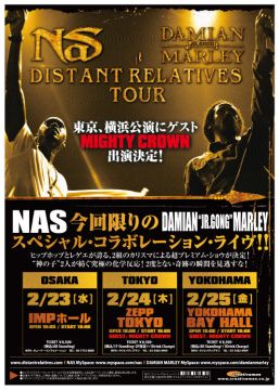Nas&Damian"Jr Gong"Marley DISTANT RELATIVES TOUR 横浜公演