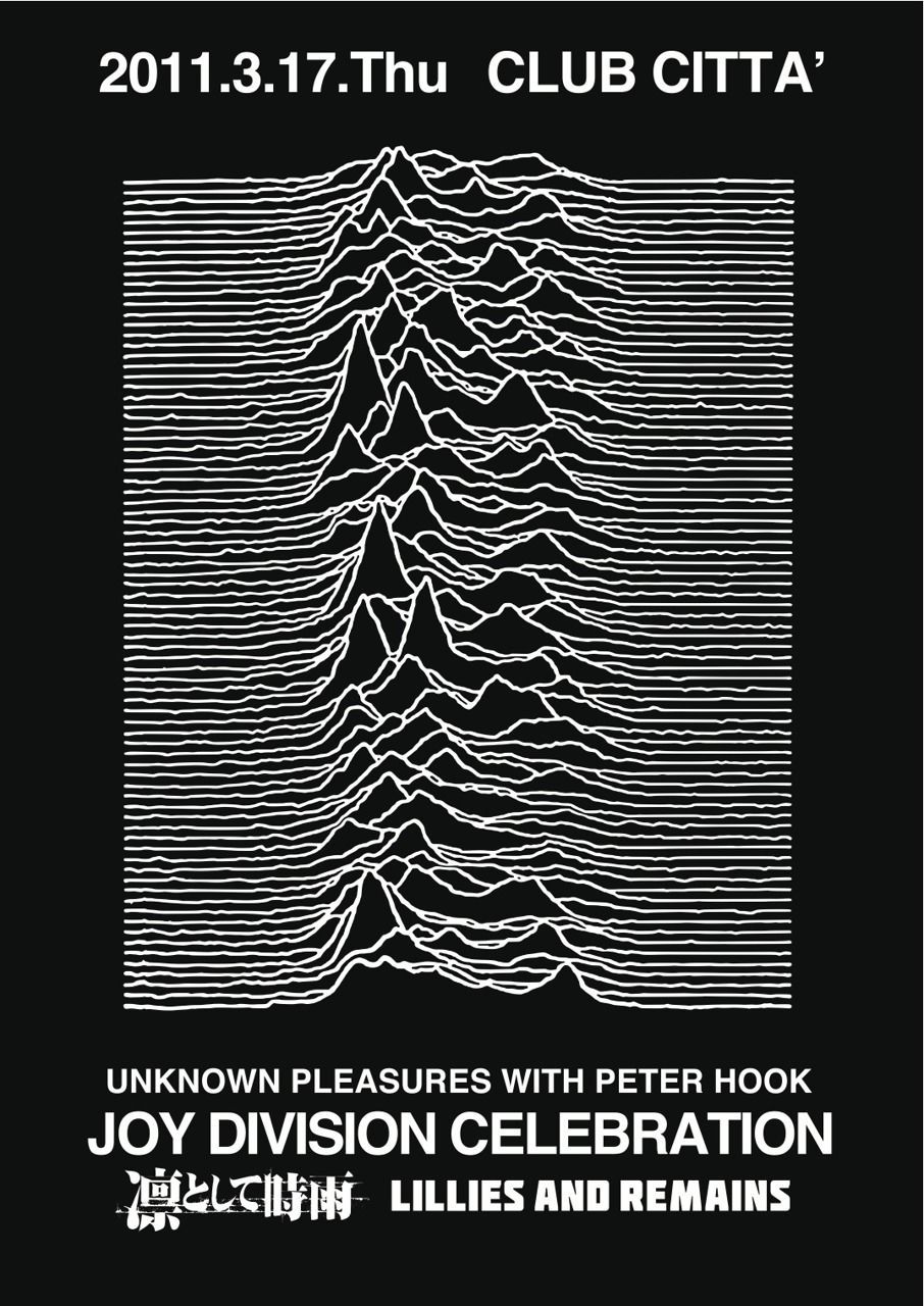 JOY DIVISION CELEBRATION / UNKNOWN PLEASURE WITH PETER HOOK
