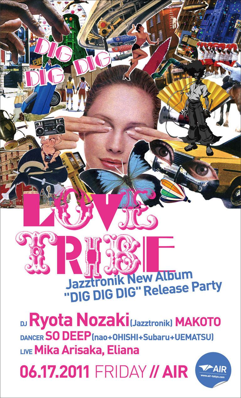 LOVE TRIBE Jazztronik New Album "DIG DIG DIG" Release Party 