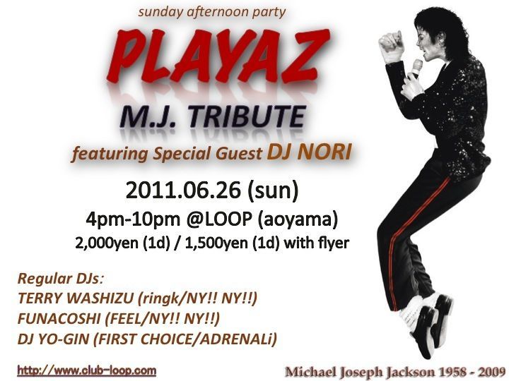 "PLAYAZ" M.J. TRIBUTE